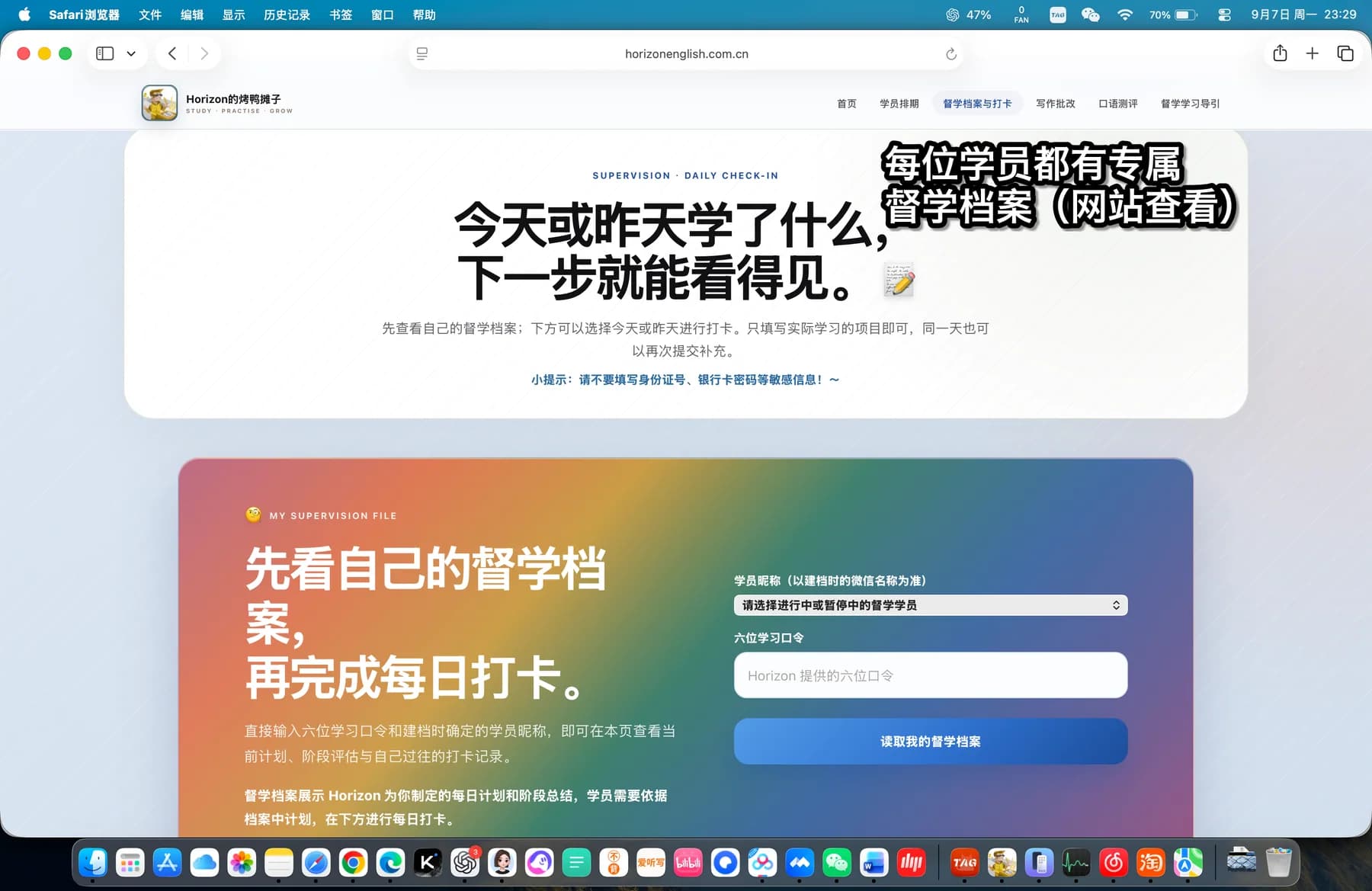 网站查看批改结果